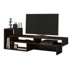 Mobile porta TV 146x49h cm soggiorno rovere scuro Helen