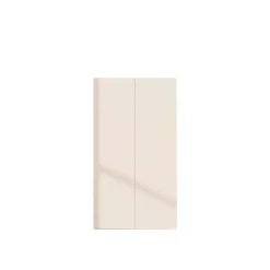 Mobile scarpiera multiuso ingresso 63x114h cm 2 ante beige cashmere top rovere scuro Mercor
