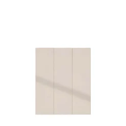 Mobile scarpiera multiuso ingresso 94x114h cm 3 ante beige cashmere top rovere scuro Mercor