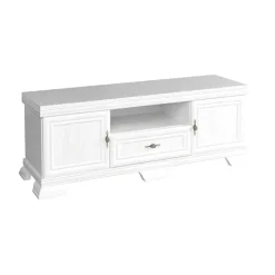 Mobile TV 158x59cm 2 ante 1 cassetto shabby bianco frassinato Kelly