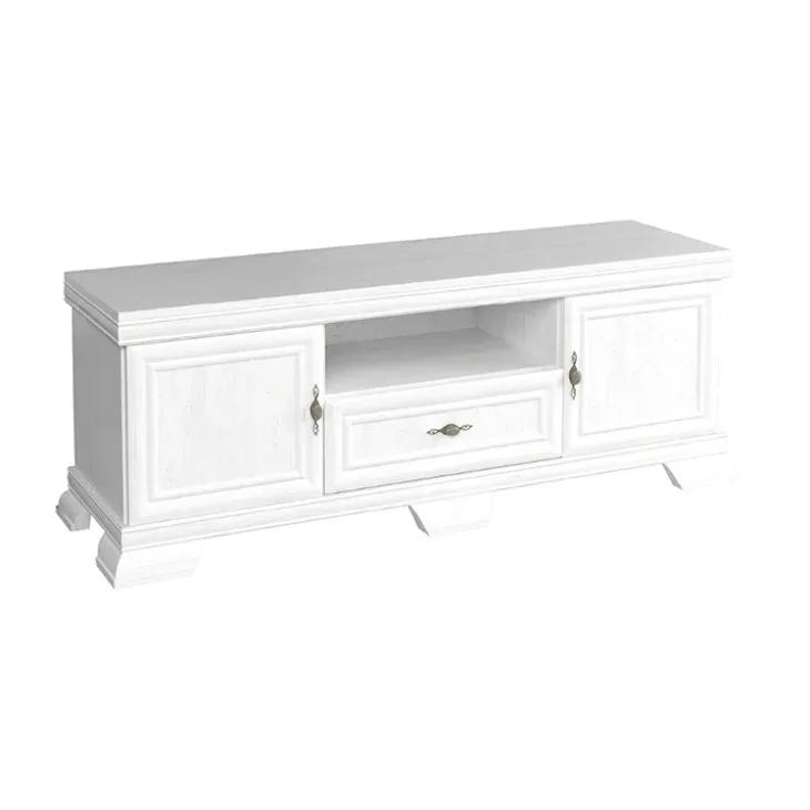 Mobile TV 158x59cm 2 ante 1 cassetto shabby bianco frassinato Kelly