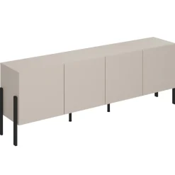 Mobile TV 200x70h cm 4 ante moderno beige cashmere Simple