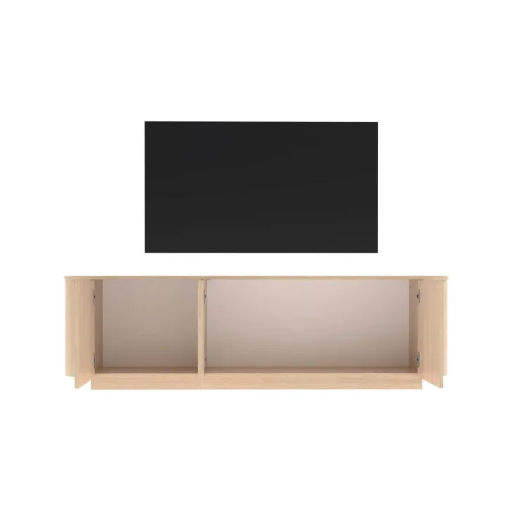 Mobile TV 180x50h cm 3 ante moderno rovere Alba