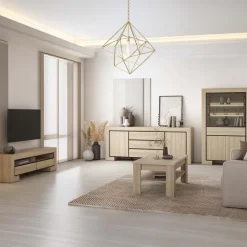 Mobile TV 160x51h cm 2 cassetti rovere Écarté
