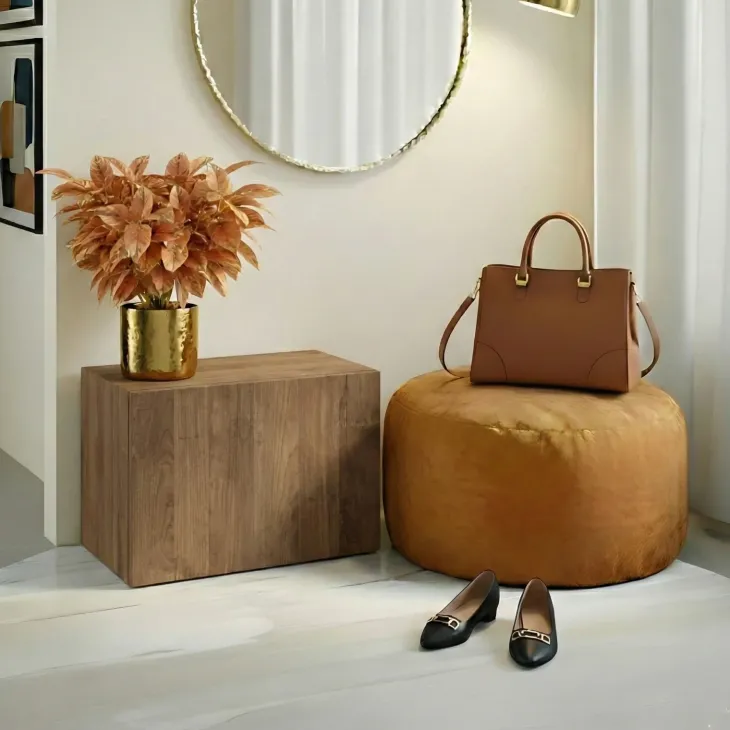 Modulo da terra 55x40 cm con anta reversibile rovere scuro Sunset