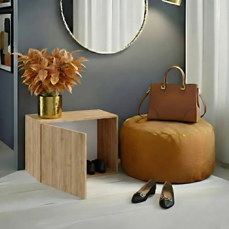 Modulo da terra 55x40 cm con anta reversibile rovere chiaro Sunset