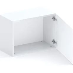 Modulo da terra 55x40 cm con anta reversibile bianco lucido Sunset