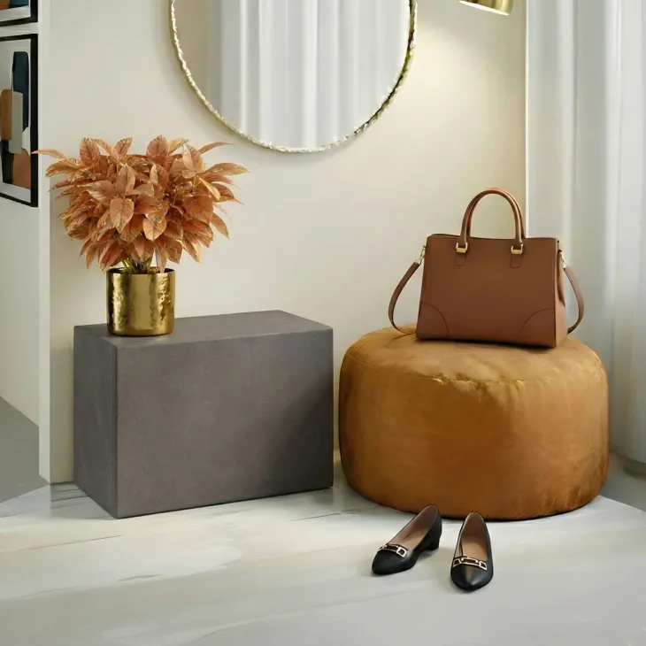 Modulo da terra 55x40 cm con anta reversibile marrone bronzo Sunset