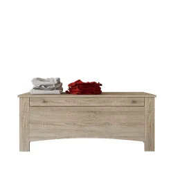 Panca fondoletto 110x45h cm contenitore rovere sonoma Londra