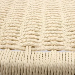 Panca relax moderna in rattan naturale nero Salvin