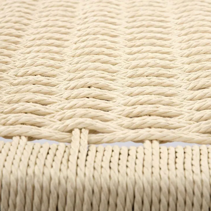 Panca relax moderna in rattan naturale nero Salvin