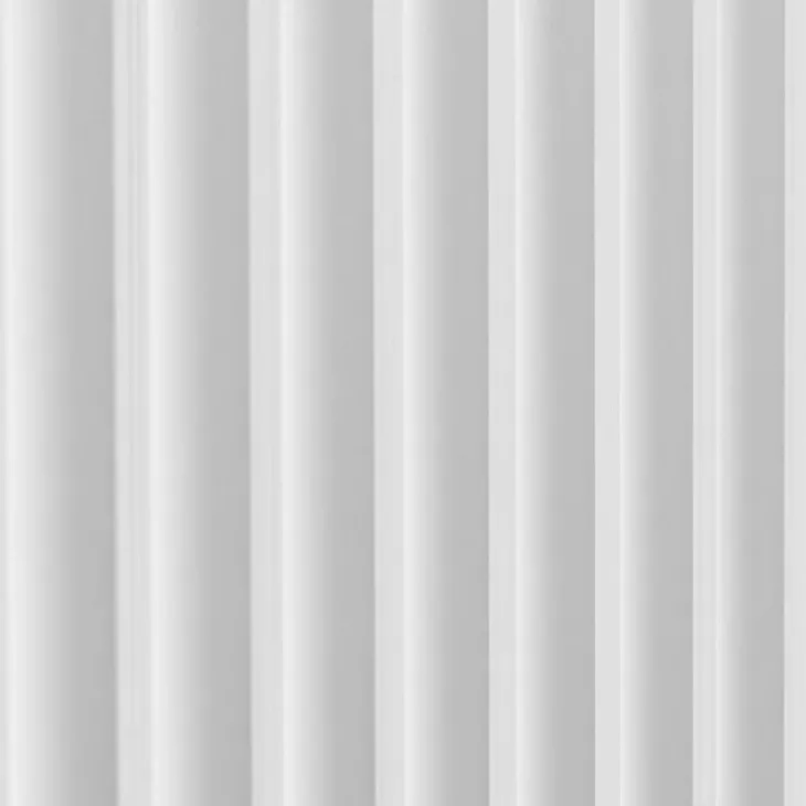 Parete attrezzata sospesa 220x150h cm con colonna bianco cannettato effetto marmo Ilaria