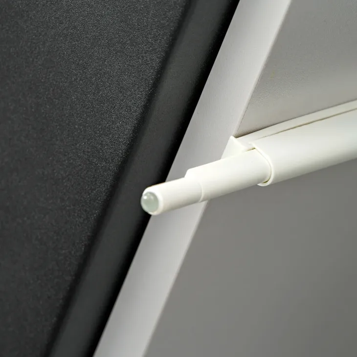 Parete attrezzata sospesa 160x120h cm pannello effetto cannettato grigio perla rovere Luvox