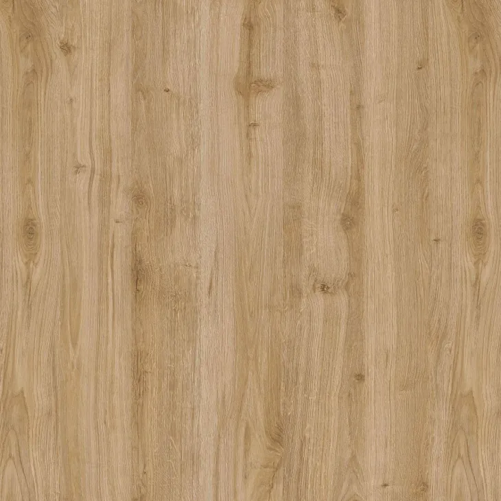 Parete attrezzata sospesa 334x180h cm con pannello cannettato marrone rovere chiaro Sunset Decor 1041