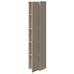 Parete attrezzata sospesa 272x200h cm moderna beige cashmere Bellagio 1