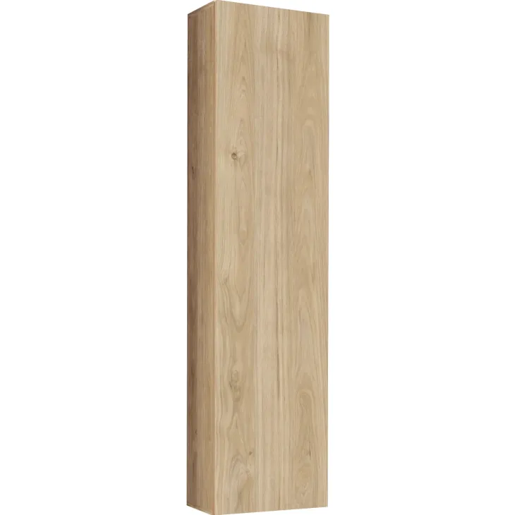 Parete attrezzata sospesa 260x170h cm con biocamino rovere Ignis 5 Gihome®