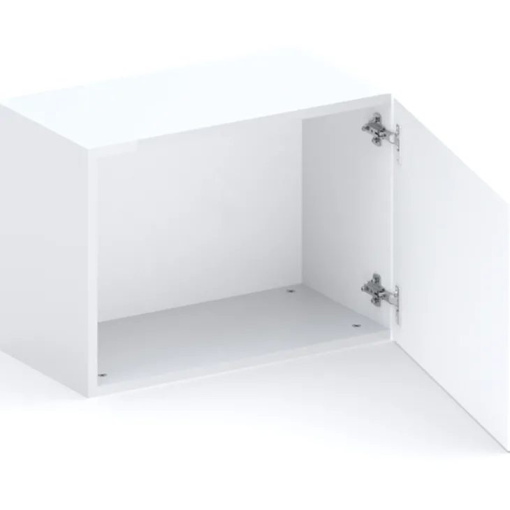 Parete attrezzata 276x200h cm bianco lucido rovere chiaro Sunset 1026
