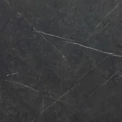 Parete attrezzata 330x220h cm con pannello cannettato beige rovere scuro nero effetto marmo Sunset Decor 1043