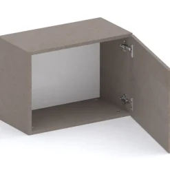 Parete attrezzata 285x195h cm marrone beige rovere chiaro Sunset 1030