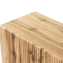 Parete attrezzata 290x183h cm moderna cannettato quercia Essence