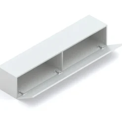 Parete attrezzata 246x186h cm soggiorno rovere chiaro grigio chiaro Sunset 1000