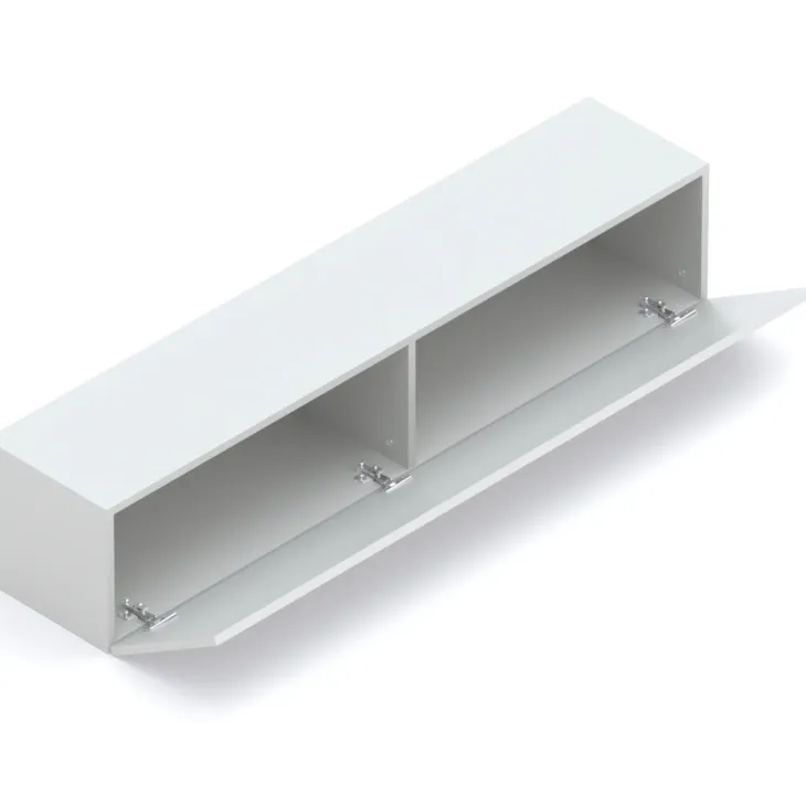 Parete attrezzata 246x186h cm soggiorno rovere chiaro grigio chiaro Sunset 1000