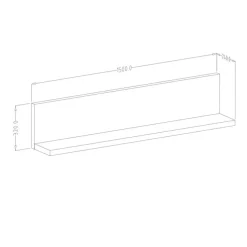 Parete attrezzata 219x205h cm soggiorno verde salvia rovere Megan Gihome®
