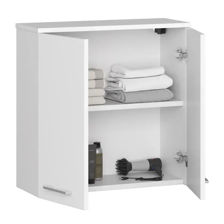 Pensile bagno sospeso 60x60h cm 2 ante bianco Woters