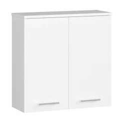 Pensile bagno sospeso 60x60h cm 2 ante bianco Woters