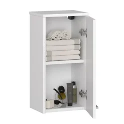 Pensile bagno sospeso 30x60h cm 1 anta bianco Woters
