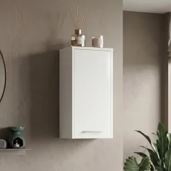 Pensile bagno sospeso 30x60h cm 1 anta bianco Woters