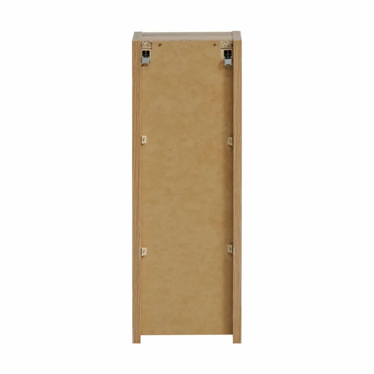 Pensile bagno sospeso 20x57h cm 1 anta rovere Rovery