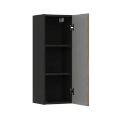 Pensile bagno sospeso 30x80h cm 1 anta noce Walnuts