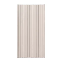 Pensile bagno sospeso 30x57h cm cannettato 1 anta beige Cleany