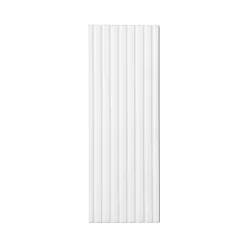 Pensile bagno sospeso 20x57h cm cannettato 1 anta bianco Cleany