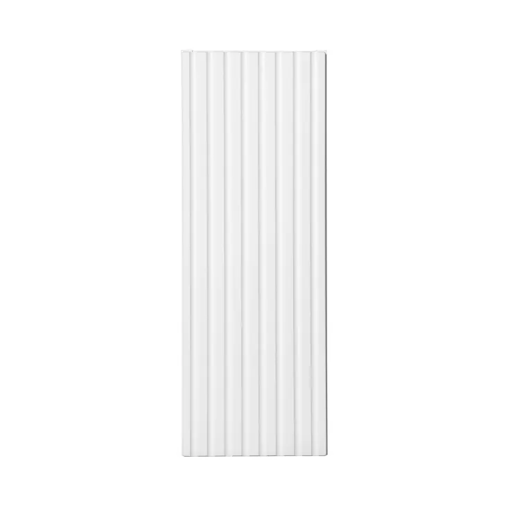 Pensile bagno sospeso 20x57h cm cannettato 1 anta bianco Cleany