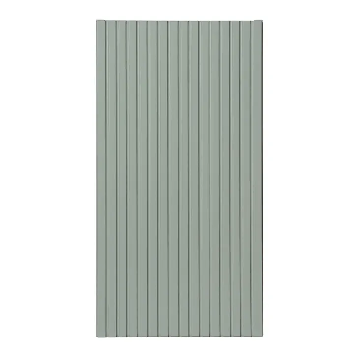 Pensile bagno sospeso 30x57h cm cannettato 1 anta verde salvia Greeny