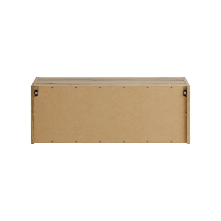 Pensile bagno 80x29h cm vano a giorno rovere Cleany