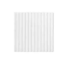 Pensile cubo bagno sospeso 30x30h cm cannettato 1 anta bianco Cleany