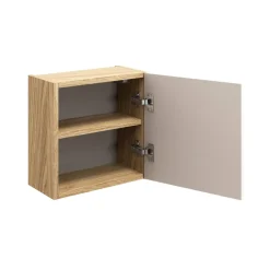 Pensile cubo bagno sospeso 35x35h cm 1 anta beige rovere Swim