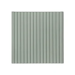 Pensile cubo bagno sospeso 30x30h cm cannettato 1 anta verde salvia Greeny