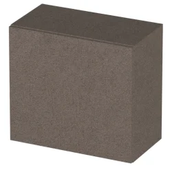 Pensile cubo sospeso bagno 55x50h cm 1 anta reversibile marrone scuro Sunset