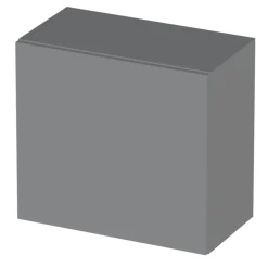 Pensile cubo sospeso 55x50h cm 1 anta reversibile grigio scuro Sunset