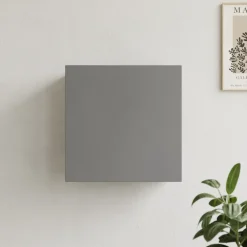 Pensile cubo sospeso 55x50h cm 1 anta reversibile grigio scuro Sunset