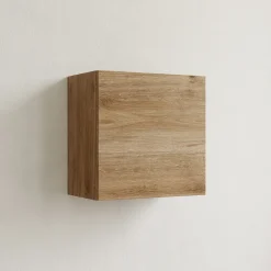 Pensile cubo sospeso 55x50h cm 1 anta reversibile rovere chiaro Sunset