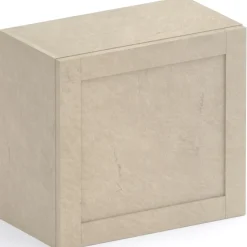 Pensile cubo sospeso 55x50h cm 1 anta reversibile con telaio tortora Sunset