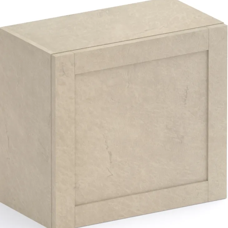 Pensile cubo sospeso 55x50h cm 1 anta reversibile con telaio tortora Sunset