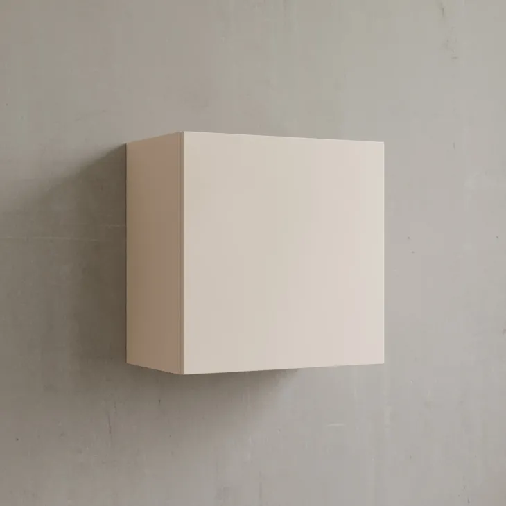 Pensile cubo sospeso 55x50h cm 1 anta reversibile beige Sunset