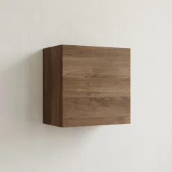 Pensile cubo sospeso 55x50h cm 1 anta reversibile rovere scuro Sunset