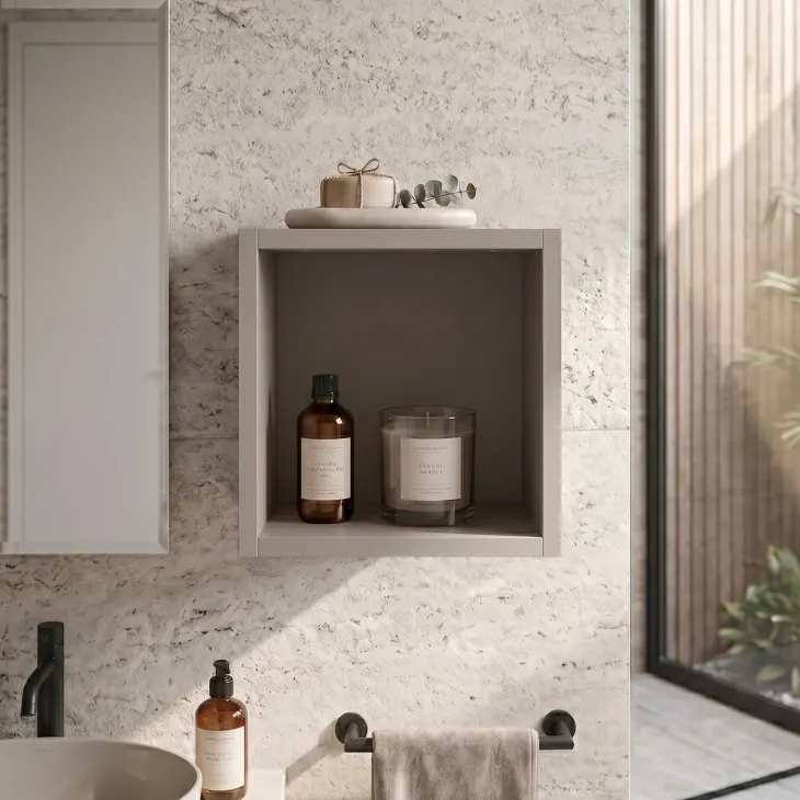 Pensile cubo 27x28h cm beige Corallo